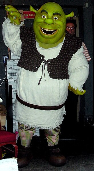 Shrek saludando